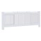Masca pentru calorifer, alb, 205 cm, MDF