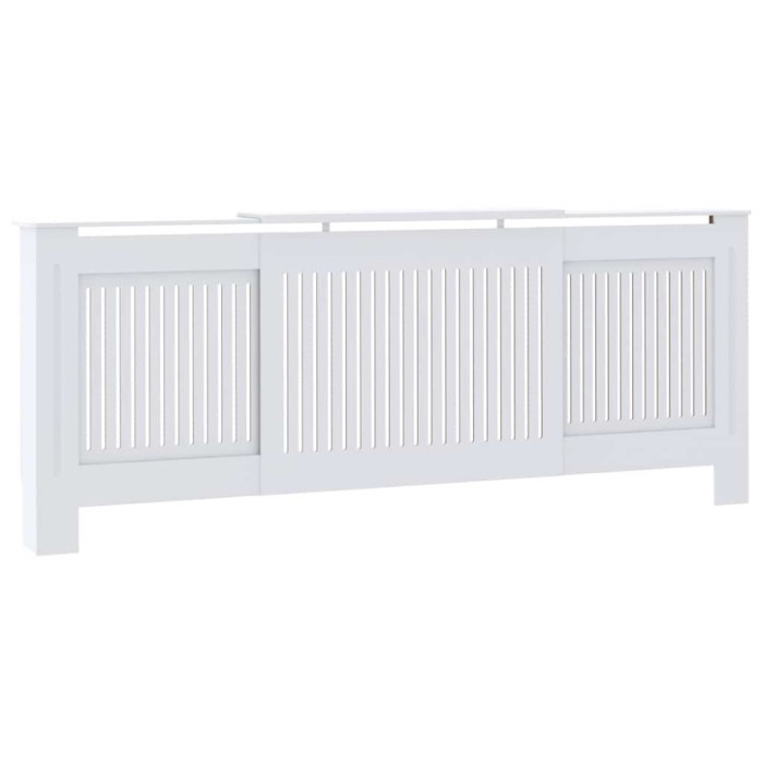 Masca pentru calorifer, alb, 205 cm, MDF