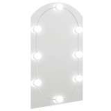 Cumpara ieftin Oglinda cu lumini LED, arcada, 70x40 cm, sticla