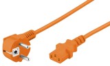 Cablu alimentare PC IEC C13 5m Orange, Goobay G95290