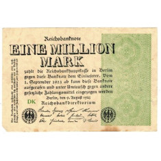 Germania 1923 - 1 Million Mark, circulata