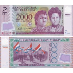 Paraguay 2008 - 2000 guaranies, necirculata