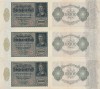 3 x 1922 ( 19 I ) , 10.000 mark ( P-71 ) - Germania - stare UNC