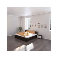 Pat Hera Wenge + 2 Noptiere Fara Saltea 140x200cm