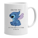 Cana alba personalizata disney stitch, INOVATIX&reg;. 330ml