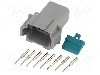 Conector auto, AT, 8 pini, AMPHENOL - AT04-08PA-KIT01