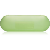 L&eacute;ku&eacute; Reusable Baguette Case ambalaj din silicon pentru garnisirea baghetelor culoare Translucent Green 1 buc