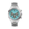 Ceas Barbatesc Guess Empire GW0489G3, Inox, Quartz, Analog, 46mm, Argintiu/Albastru, Rezistent la Apa