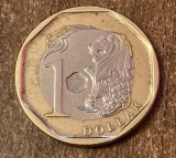 C50 - Moneda foarte veche - Singapore - 1 dolar - 2013