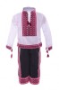 Costum Popular Baieti Negru 2 Ani (92 cm) - Ie si Pantaloni Traditionali