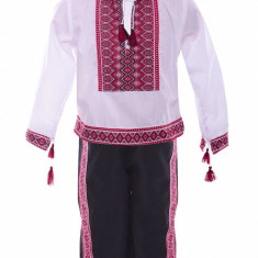 Costum Popular pentru baieti, negru 11 ani 146