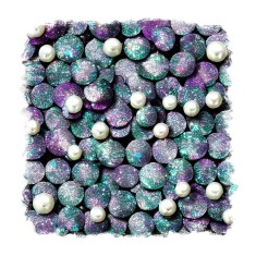 Sticker decorativ, Perle, Alb, 55 cm, 9817ST foto