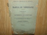 Cumpara ieftin MANUAL DE TOPOGRAFIE PAREA II -GENERALUL I.PAVELESCU ANUL 1921