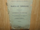 Cumpara ieftin MANUAL DE TOPOGRAFIE PAREA II -GENERALUL I.PAVELESCU ANUL 1921