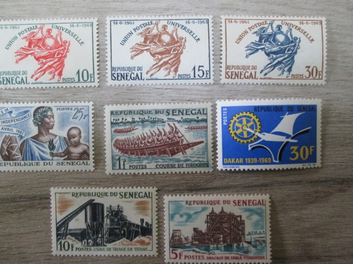 FRANTA SENEGAL SERIE=MNH/MH