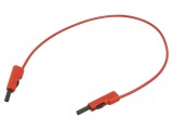 Cablu de măsurare HIRSCHMANN 60VDC 30VAC 16A 0,5m roșu MLB 50/1 cod 973645101