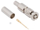 Conector BNC tată drept 75&Omega; pe cablu PTFE