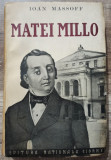 Matei Millo - Ioan Massoff// dedicatie, semnatura si carte de vizita autor