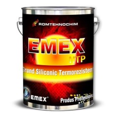 Grund Termorezistent Siliconic ?Emex HTP? - Negru - Bid. 5 Kg foto