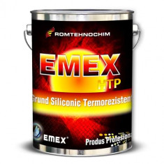 Grund Termorezistent Siliconic &ldquo;Emex HTP&rdquo; - Negru - Bid. 5 Kg