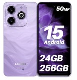 Cumpara ieftin Telefon Mobil LAGENIO A11 Pro, Mov, 4G, 6.7 HD+ 120Hz, 24GB RAM (8GB + 16GB Extensibili), 256GB ROM, 50MP, Android 15, Unisoc T7250, OTG, Jack, FaceID