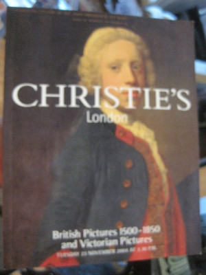 CHRISTIE`S LONDON BRITISH PICTURES 1500- 1850 AND VICTORIAN PICTURES foto