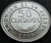 Moneda exotica 50 CENTAVOS - BOLIVIA, anul 2010 * cod 505 = UNC, America Centrala si de Sud
