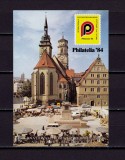Cumpara ieftin ✅(V 8) Germania &#039;84,bloc/vinieta oficiala Expozitia Philatelia Stuttgart,MNH