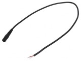Cablu Alimentare DC 5,5/2,5 Negru 2m