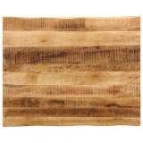VidaXL Blat de masă contur natural 90x80x3,8 cm lemn masiv mango brut