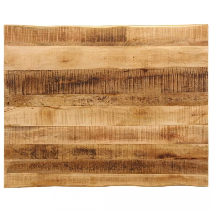 vidaXL Blat de masă contur natural 90x80x3,8 cm lemn masiv mango brut 370699