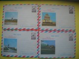 HOPCT PLIC NR 627 SET 5 PLICURI AEROPORT/AEROPORTURI -AVION/AVIATIE 1976 -ROMANIA-