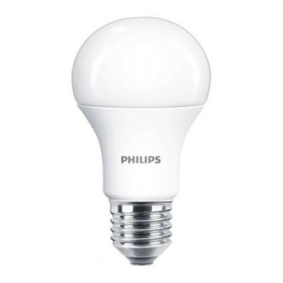 Bec LED 8W(60W) E27 lumina calda, Philips &amp;ndash; standard foto