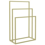 Cumpara ieftin Suport de prosoape autonom, auriu, 48x24x79 cm, fier