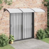 Cumpara ieftin Copertină de ușă, negru, 300x100 cm, policarbonat