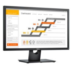 Monitor LED IPS Dell 23.8", Wide, Full HD, Flicker-free, Negru, E2418HN