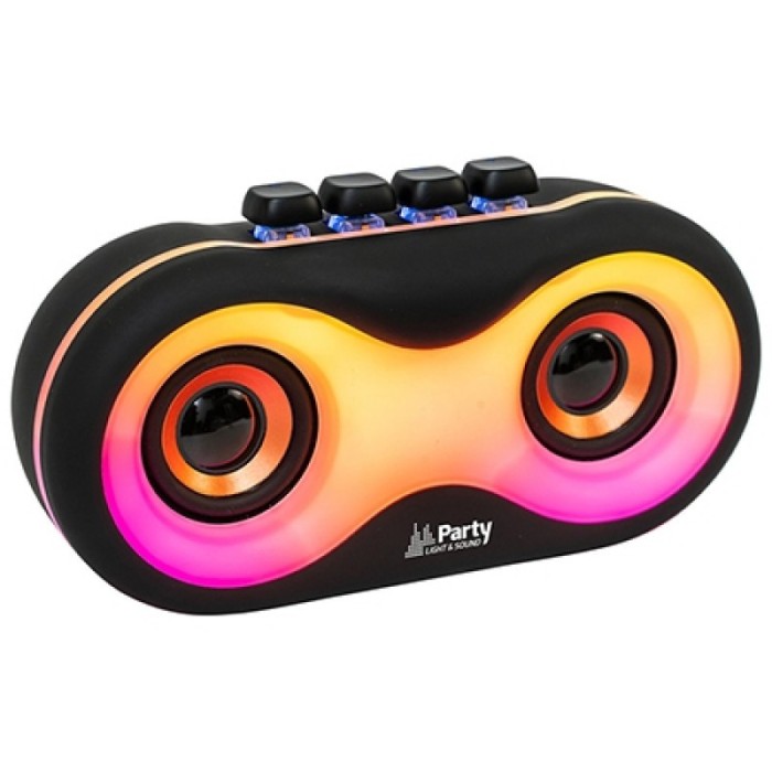 Mini boxa portabila Party, 2 x 7 W, acumulator, Bluetooth, 9 moduri de lumina