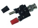 Adaptor 3A nichelat cu izolație din nylon 59x30x18mm