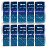 Set 10x Plicuri, Benzi Albirea Dintilor, Crest 3D Whitestrips, Professional Effects, 10% Concentrati