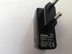 adaptor priza usb incarcator Qilive 1500mA apple sony lg samsung foto