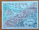MONACO-&#039;&#039;LUPTA CE POLUAREA&#039;&#039;-SET DE1 TIMBRU-MNH-Nestampiata-MNH LUX -vezi scan