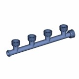 Distribuitor PVC, Distribuitor Teava 1 Inch, 4 Iesiri