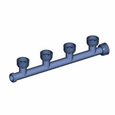 Distribuitor PVC, Distribuitor Teava 1 Inch, 4 Iesiri