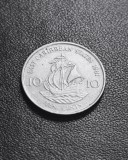 B 11-10 Moneda 10 Centi 1981 Statele Est-Caraibiene - Regina Elizabeth II