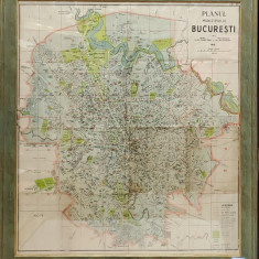 PLANUL MUNICIPIULUI BUCURESTI, 1940