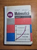 manual de matematica - pentru clasa a 8-a - anul 1981