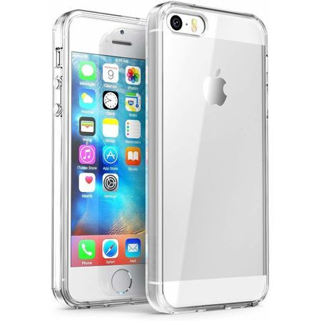 Husa pentru Apple iPhone 5S, GloMax Perfect Fit, Transparent