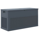 vidaXL Ladă de depozitare de grădină, antracit, 320 L