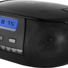RESIGILAT - Radio CD Player ECG CDR 500 negru, tuner FM cu memorie 20 de posturi