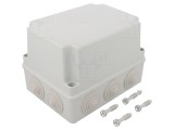 Cutie de conexiuni 110x190x140mm IP65 Gri